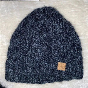 Aigle  warm black grey winter unisex hat